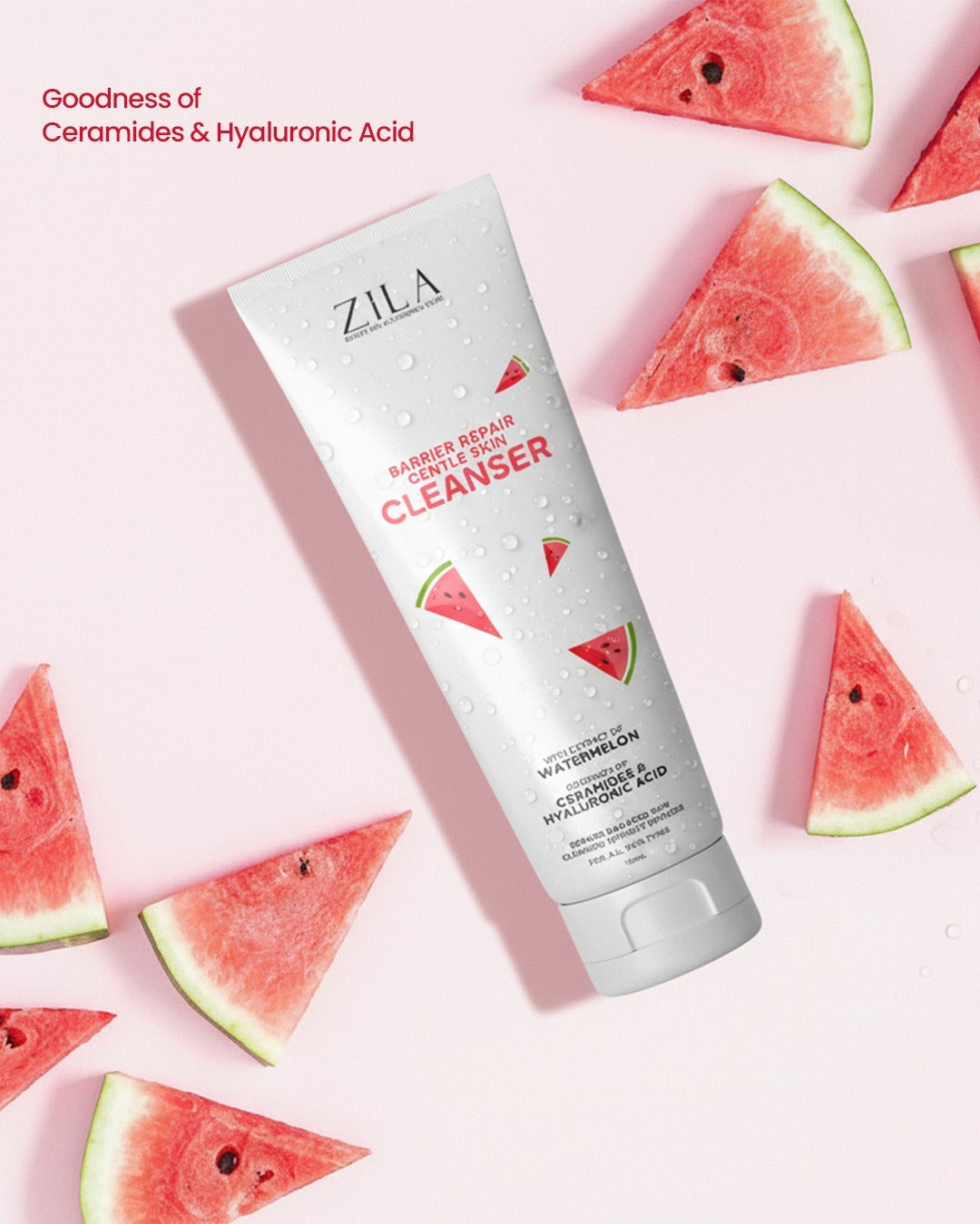 Zila Ceramides + Hyaluronic Barrier Repair Gentle Skin Cleanser 299 MRP 100 Ml