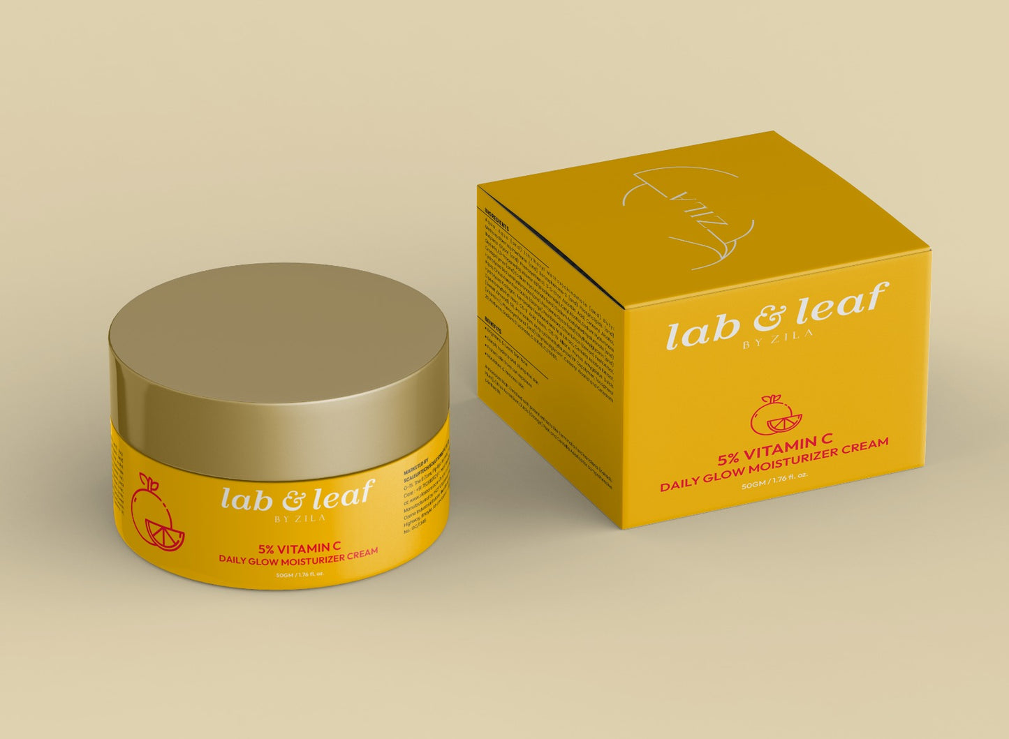 🌞 Lab & Leaf by Zila – 5% Vitamin C Daily Glow Moisturizer Cream