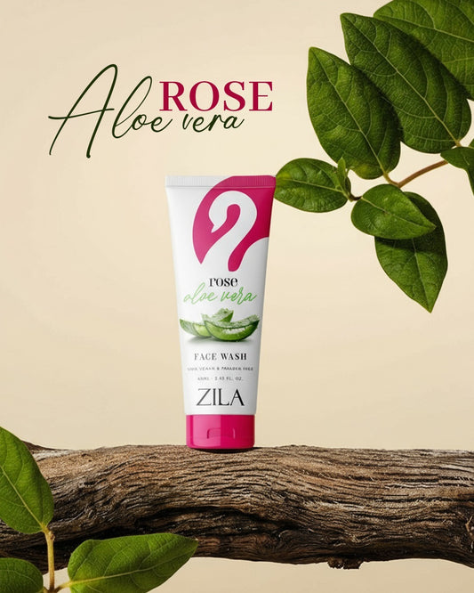 Zila Rose & Aloevera Face Wash 120 MRP 60 Ml