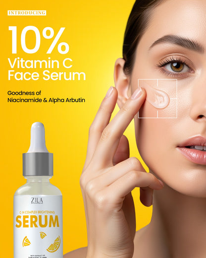 Zila C-N Complex Brightening Face Serum 550 MRP 30 Ml